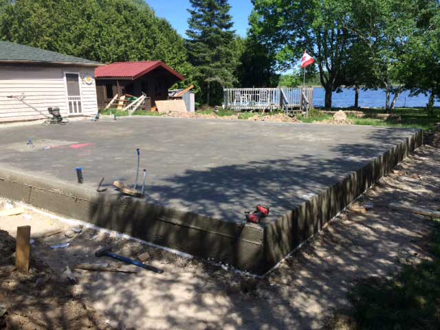Concrete Garage Foundation
